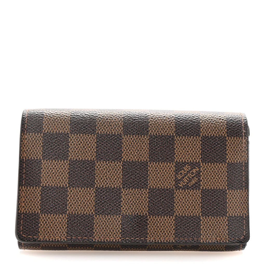Damier Ebene Porte-Monnaie Billets Tresor Wallet