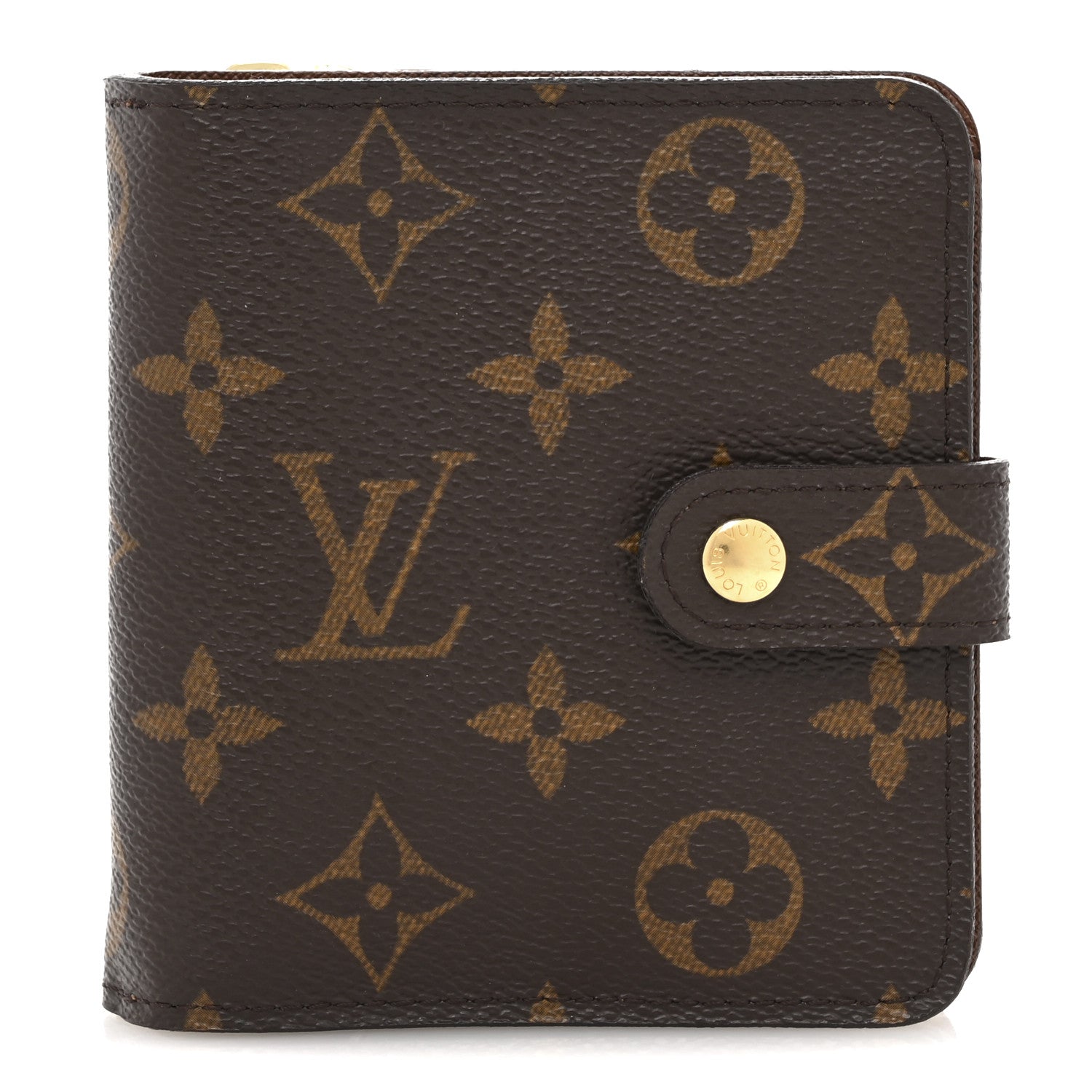 Monogram Compact Zippe Zipped Wallet