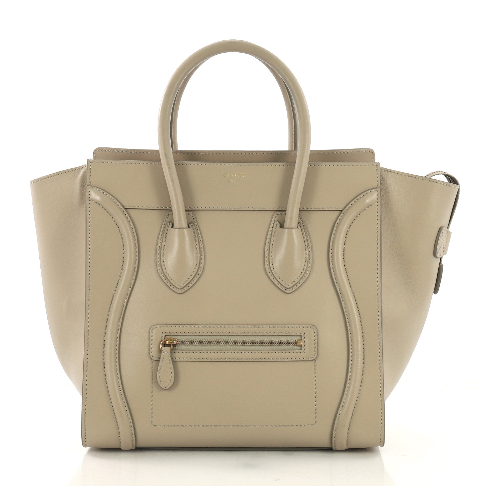 Luggage Handbag Smooth Leather Mini