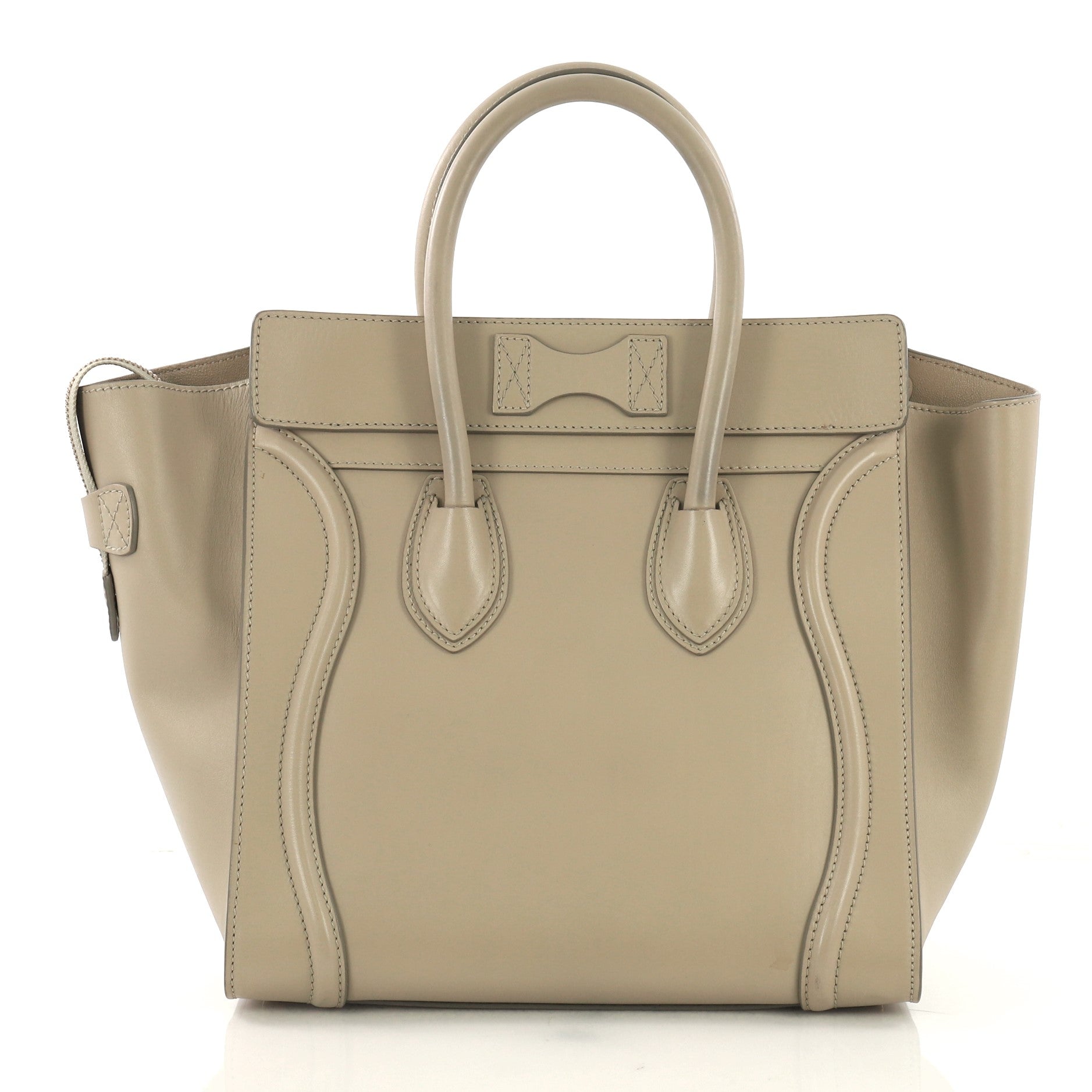 Luggage Handbag Smooth Leather Mini