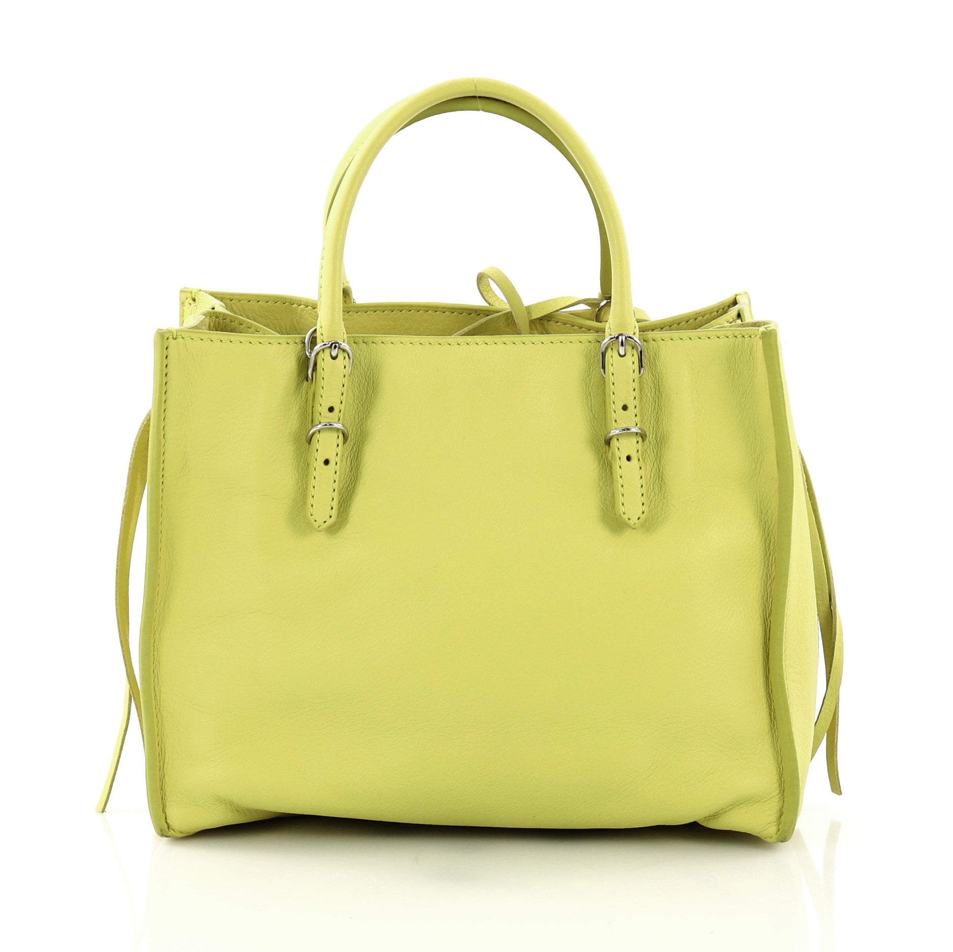 Papier A4 Zip Around Classic Studs Handbag Leather Mini