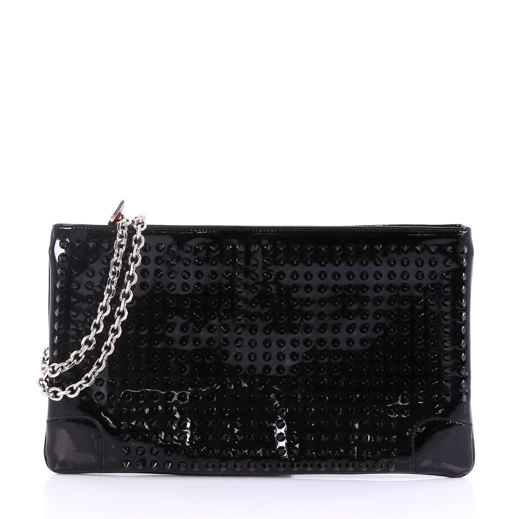 Loubiposh Clutch Spiked Patent
