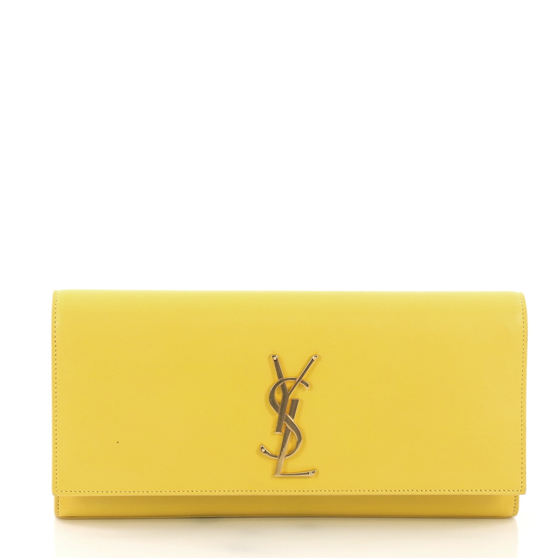 Classic Monogram Clutch Leather Long