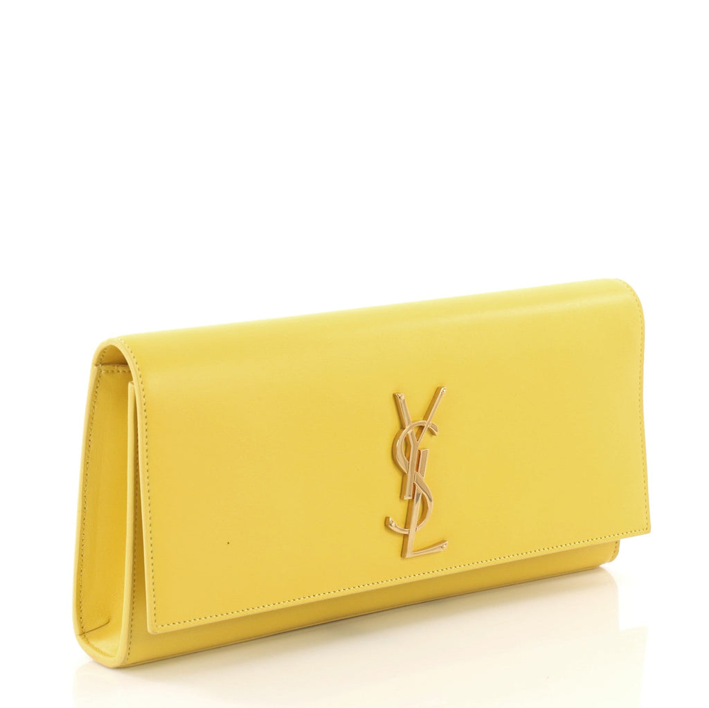 Classic Monogram Clutch Leather Long