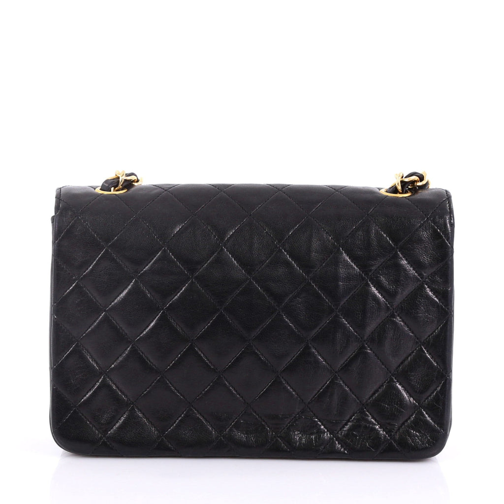 Vintage CC Chain Flap Bag Quilted Leather Mini