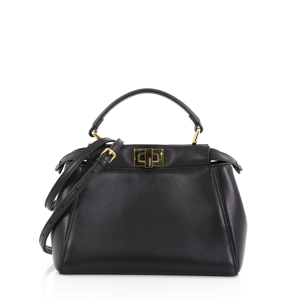 Peekaboo Handbag Leather Mini