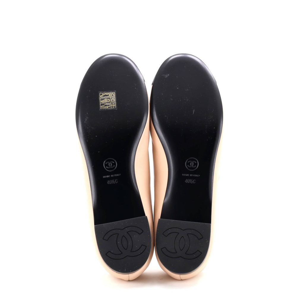 Women's Bow Cap Toe Mary Jane Flats Leather