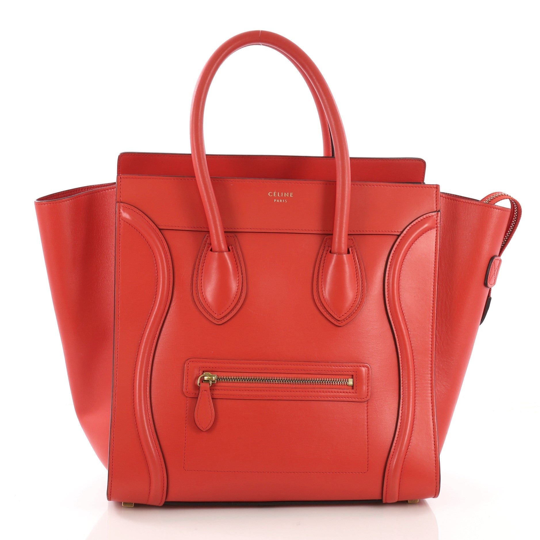 Luggage Handbag Smooth Leather Mini