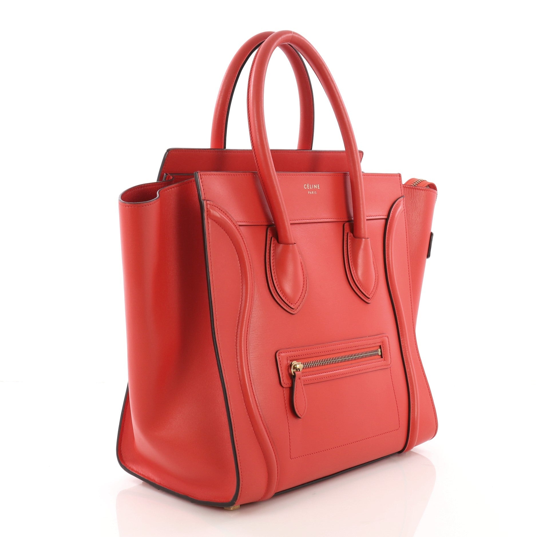 Luggage Handbag Smooth Leather Mini