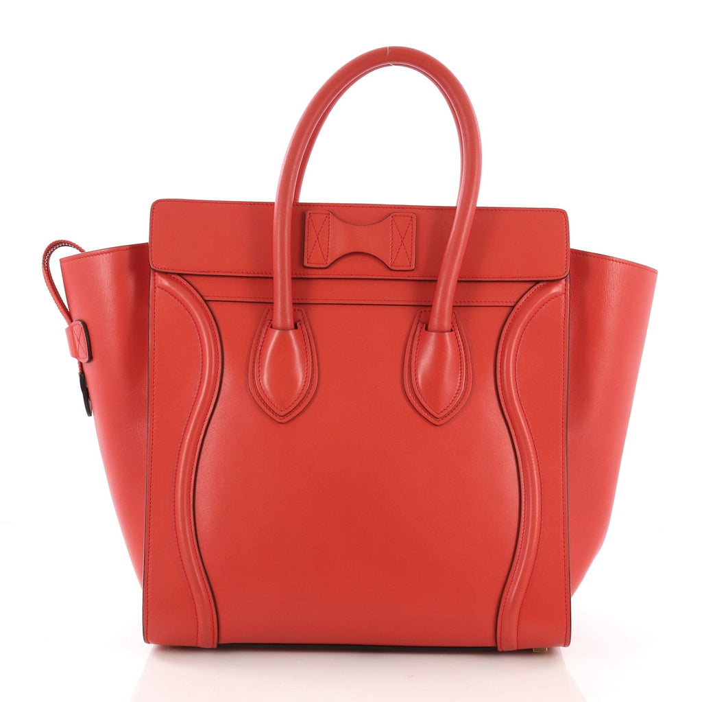 Luggage Handbag Smooth Leather Mini