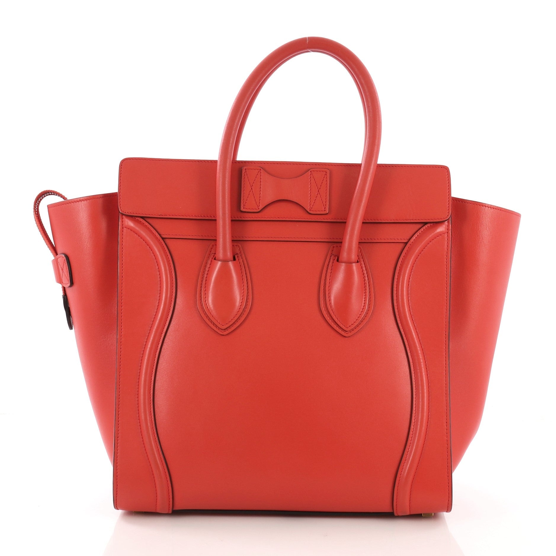 Luggage Handbag Smooth Leather Mini