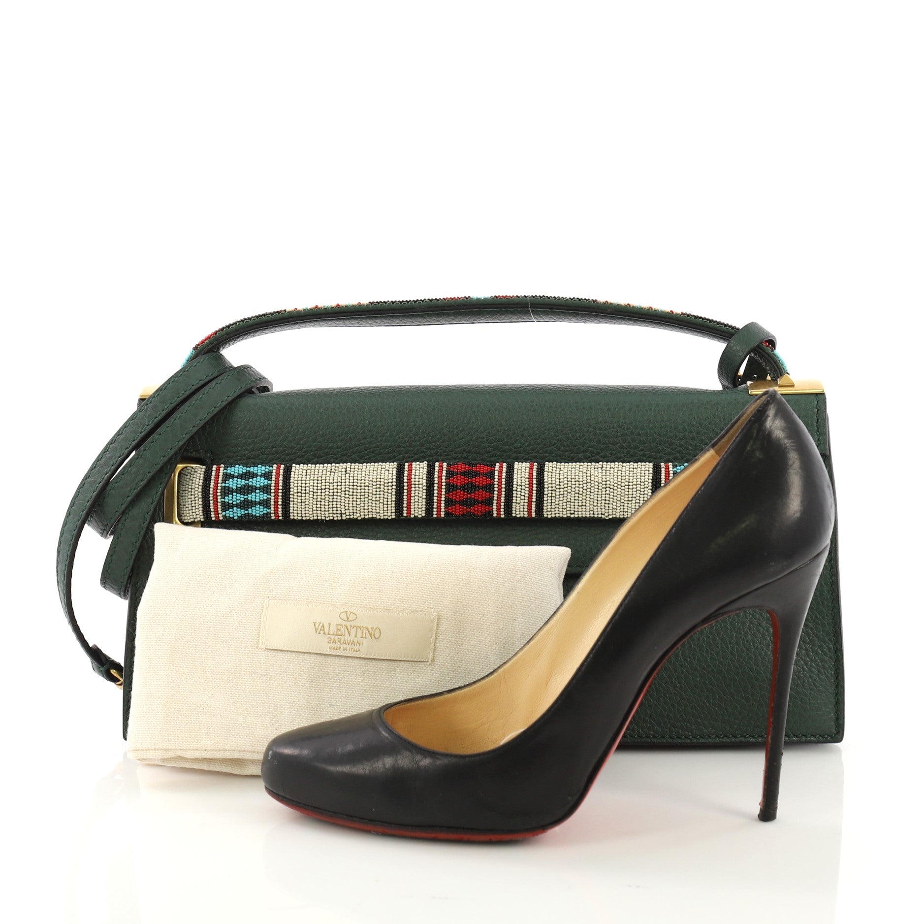 My Rockstud Clutch Tribal Embellished Leather