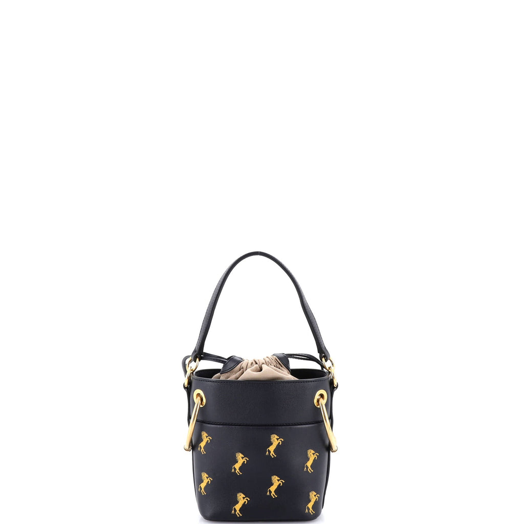 Roy Bucket Bag Embroidered Leather Mini