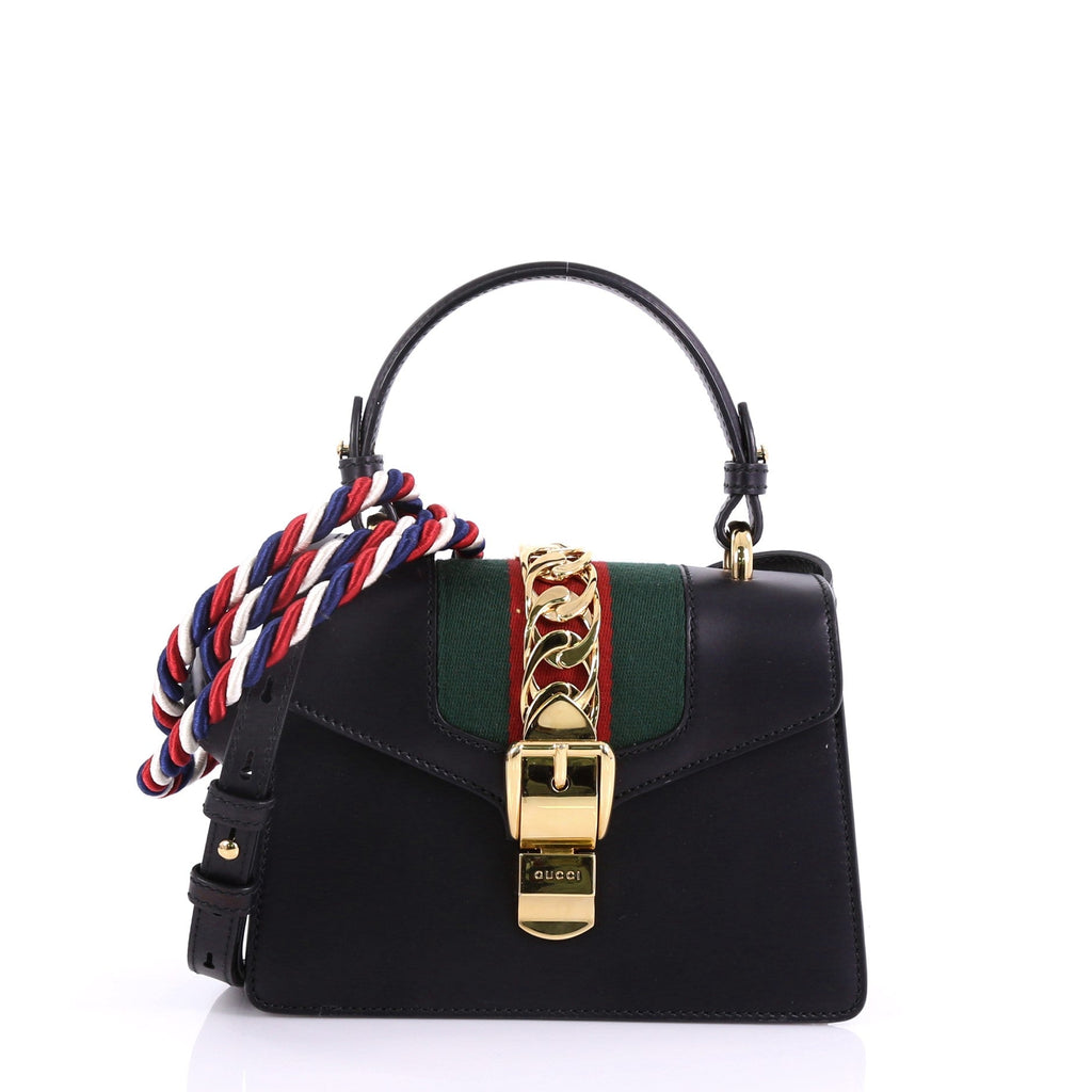 Sylvie Top Handle Bag Leather Mini