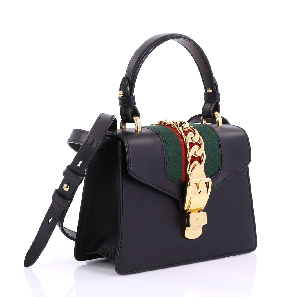Sylvie Top Handle Bag Leather Mini