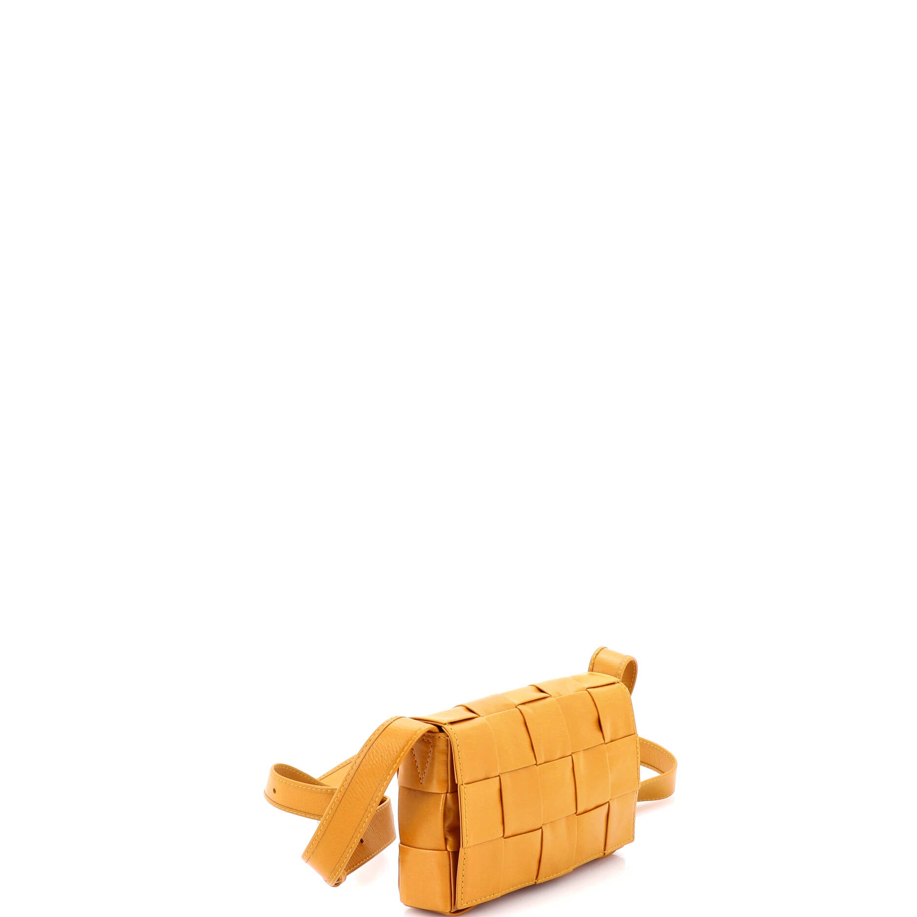 Cassette Crossbody Bag Maxi Intrecciato Leather Mini