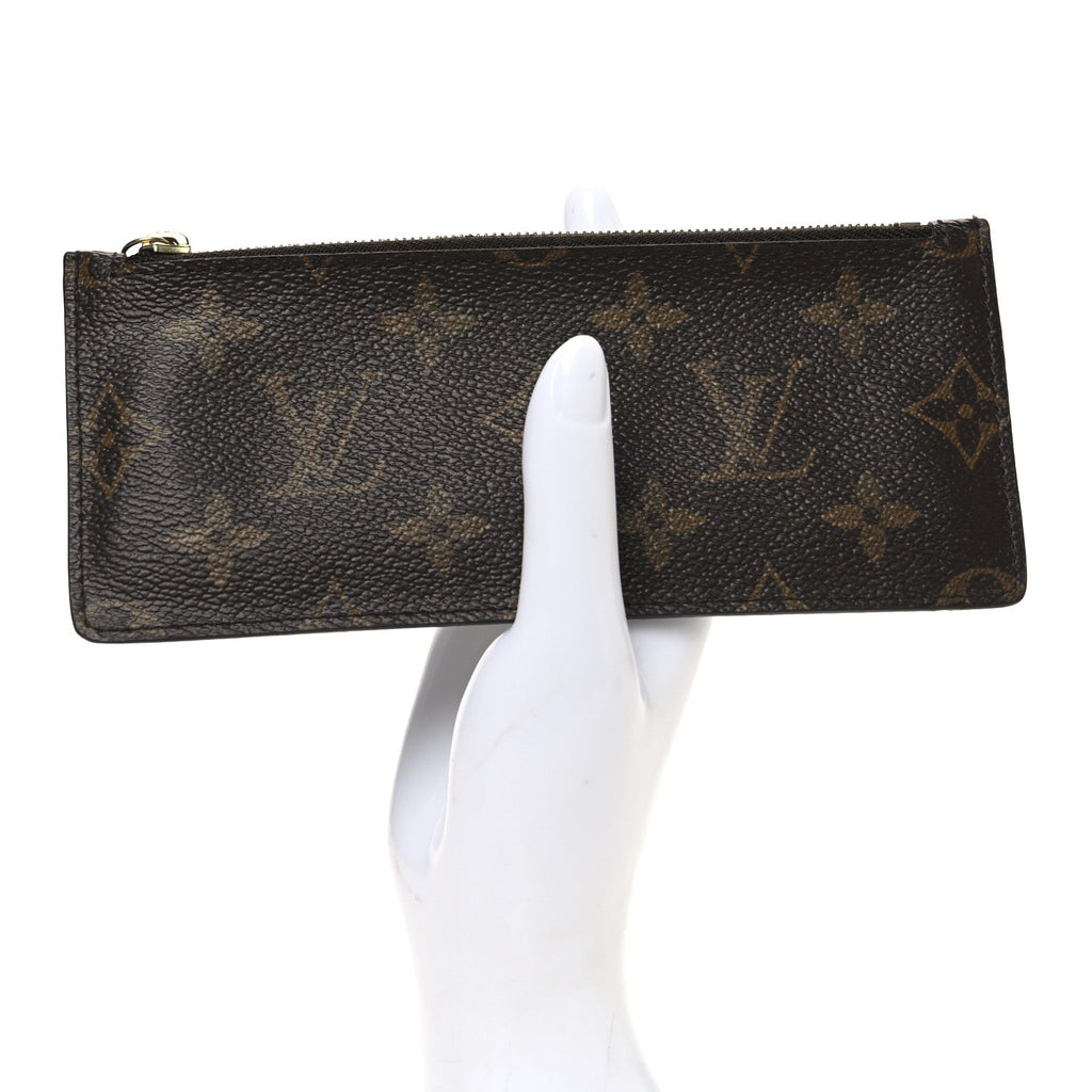 Monogram Josephine Wallet Zippered Insert Fuchsia