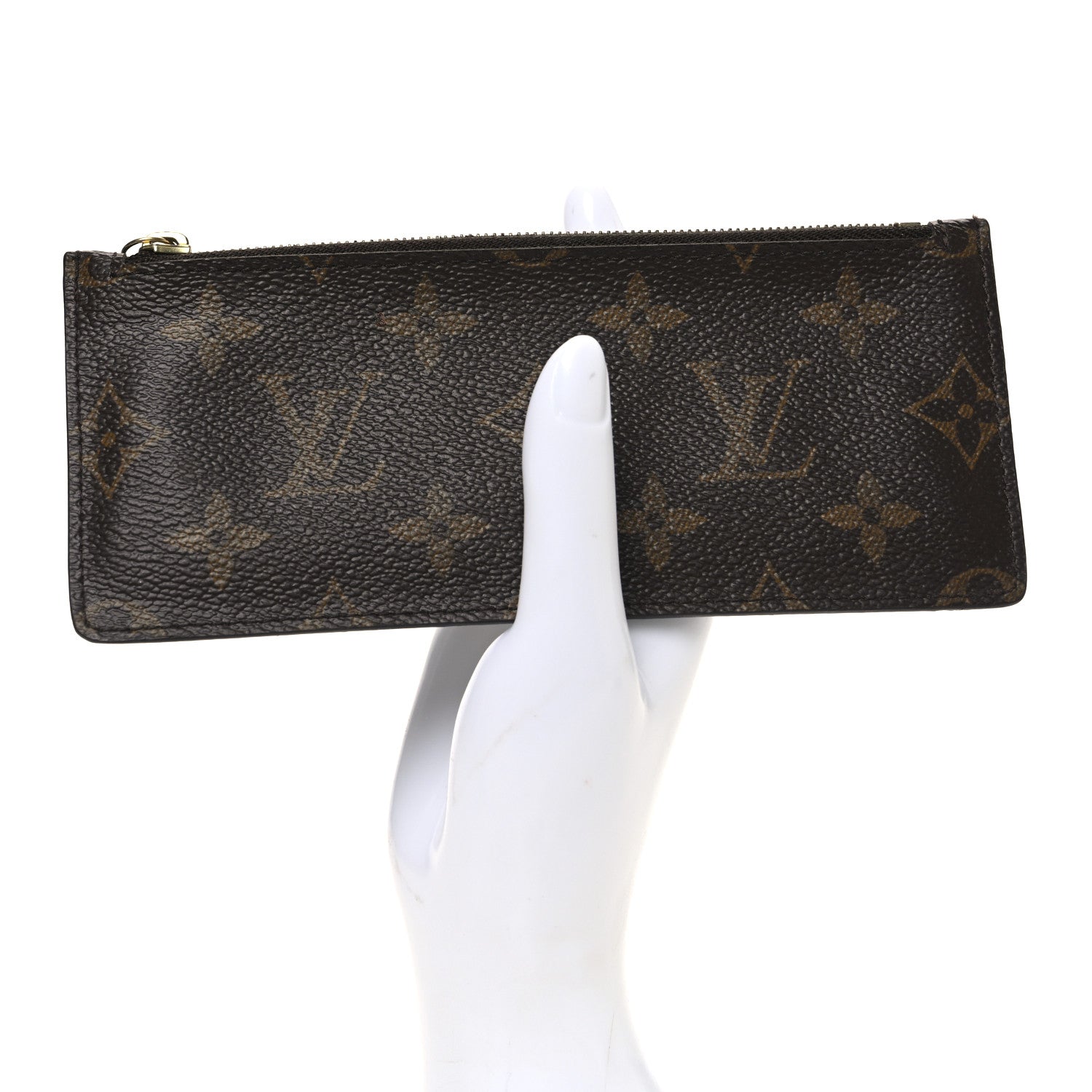 Monogram Josephine Wallet Zippered Insert Fuchsia