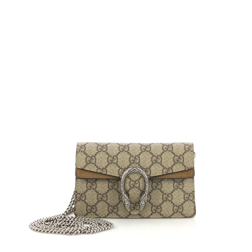 Dionysus Handbag GG Coated Canvas Super Mini