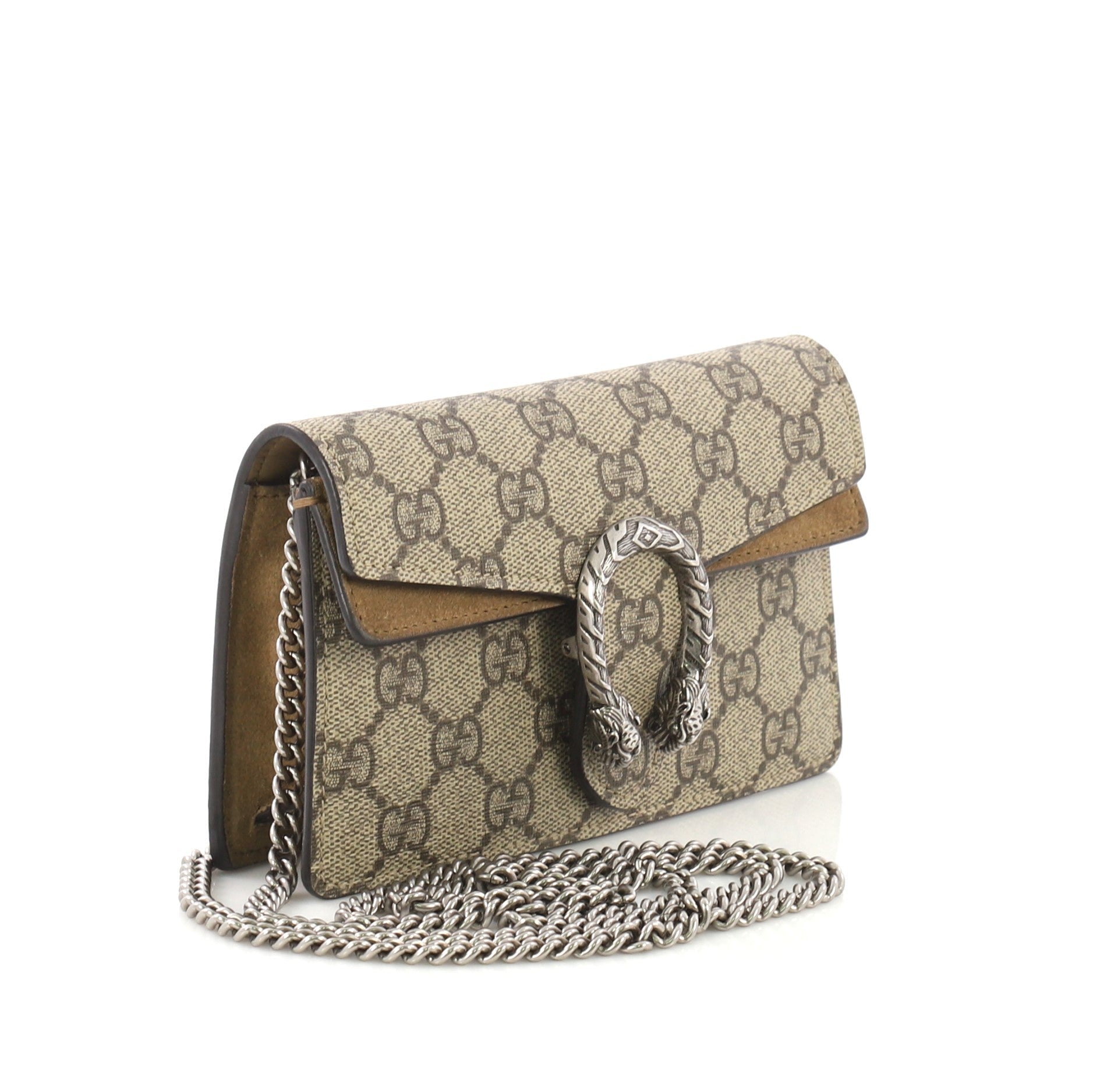 Dionysus Handbag GG Coated Canvas Super Mini