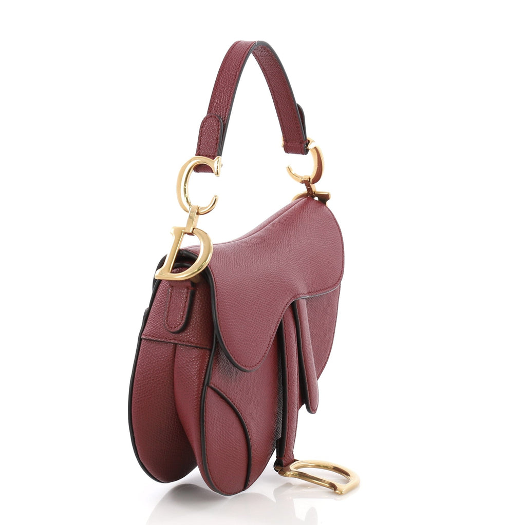 Saddle Handbag Leather Mini