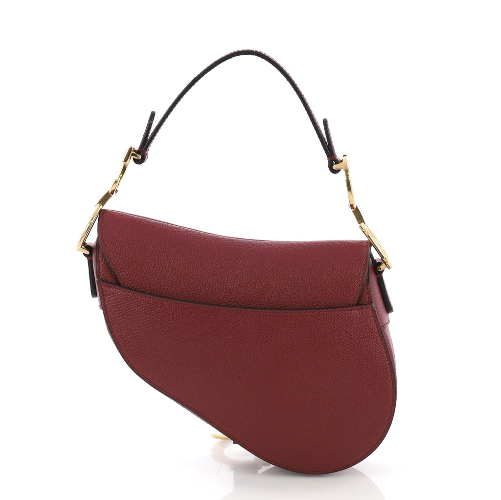 Saddle Handbag Leather Mini