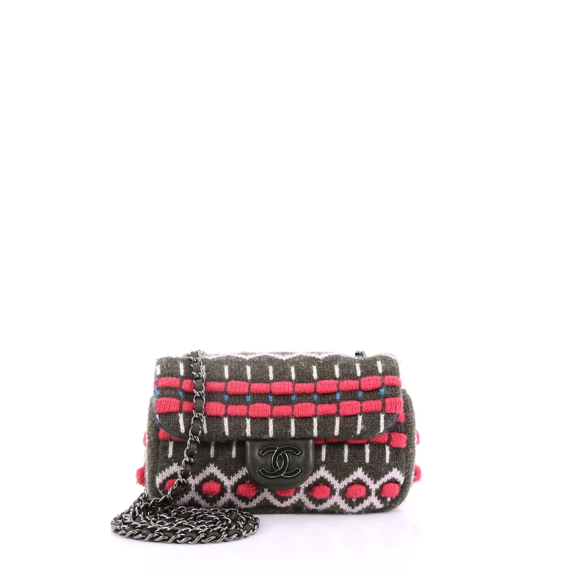 Paris-Salzburg Flap Bag Multicolor Cashmere Extra Mini