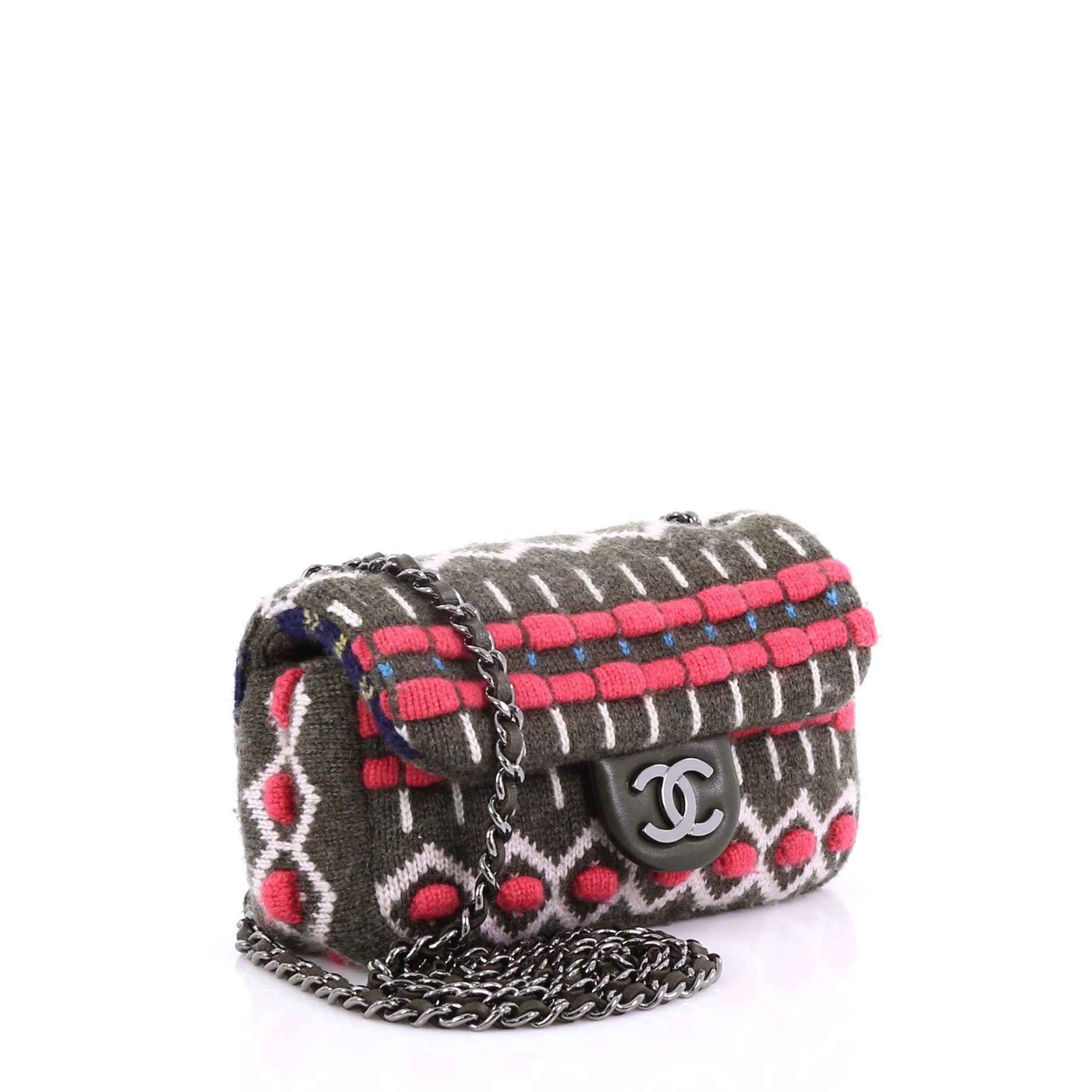 Paris-Salzburg Flap Bag Multicolor Cashmere Extra Mini