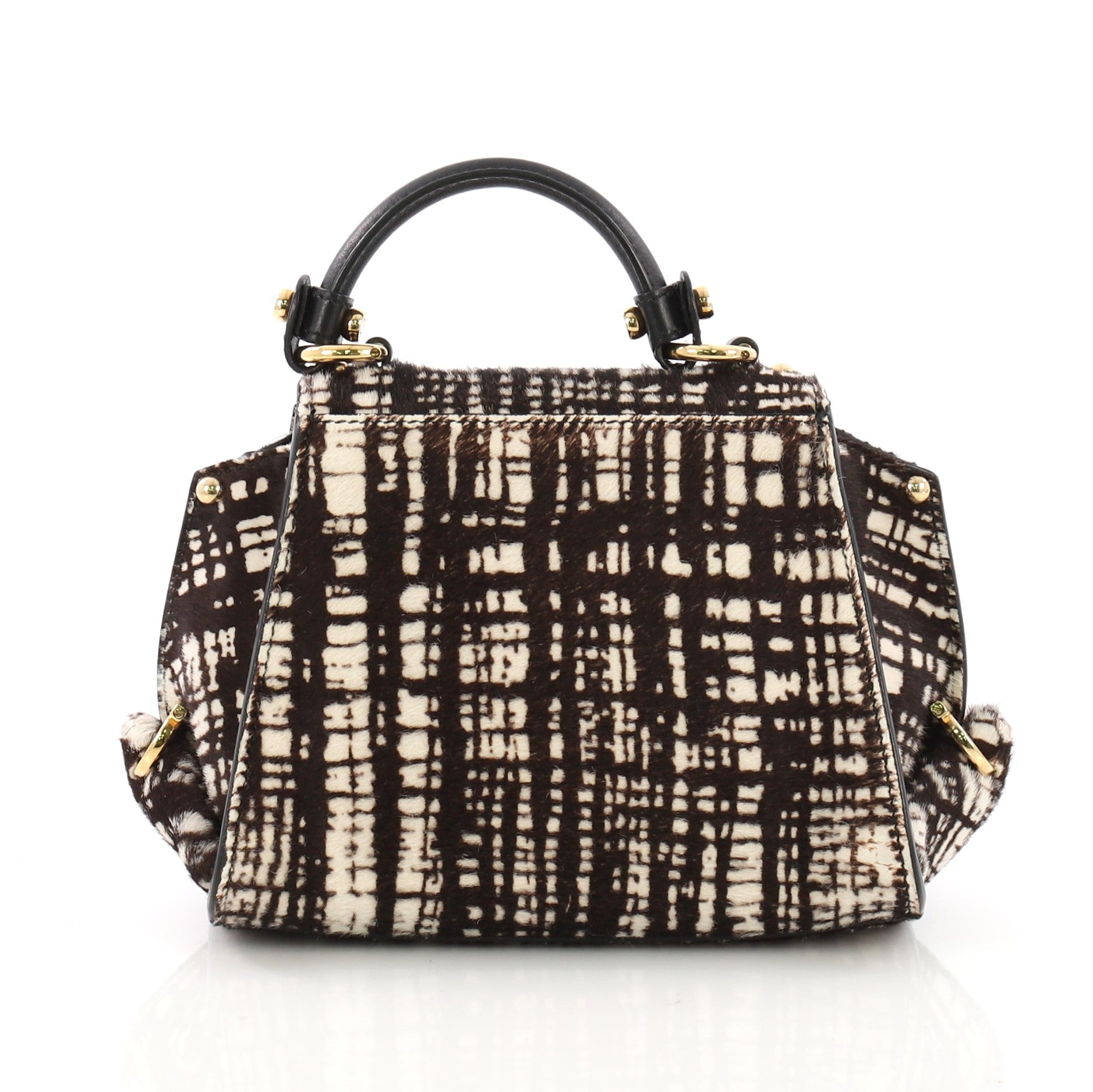 Sofia Satchel Printed Calf Hair Mini