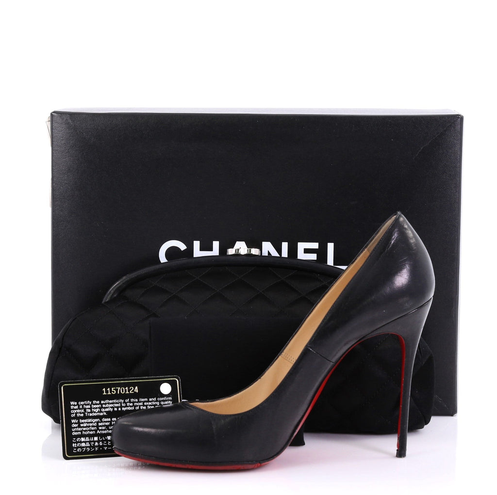 Timeless Clutch Quilted Satin