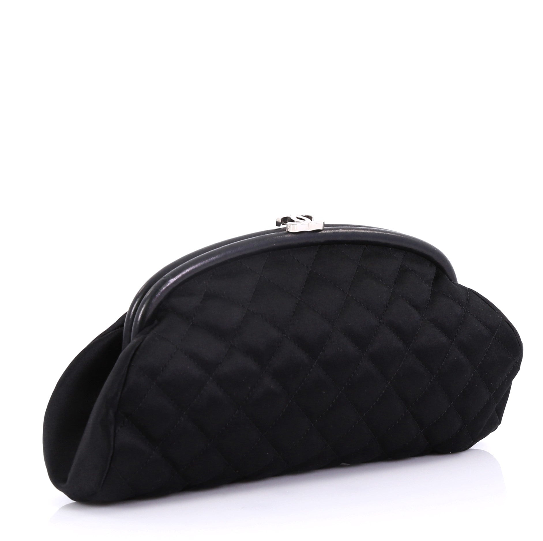 Timeless Clutch Quilted Satin