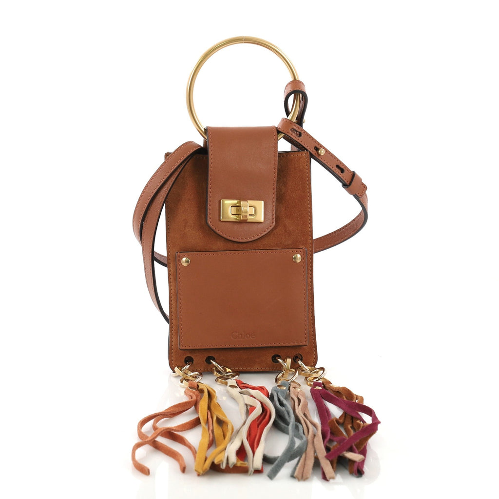 Jane Crossbody Bag Leather and Suede Mini