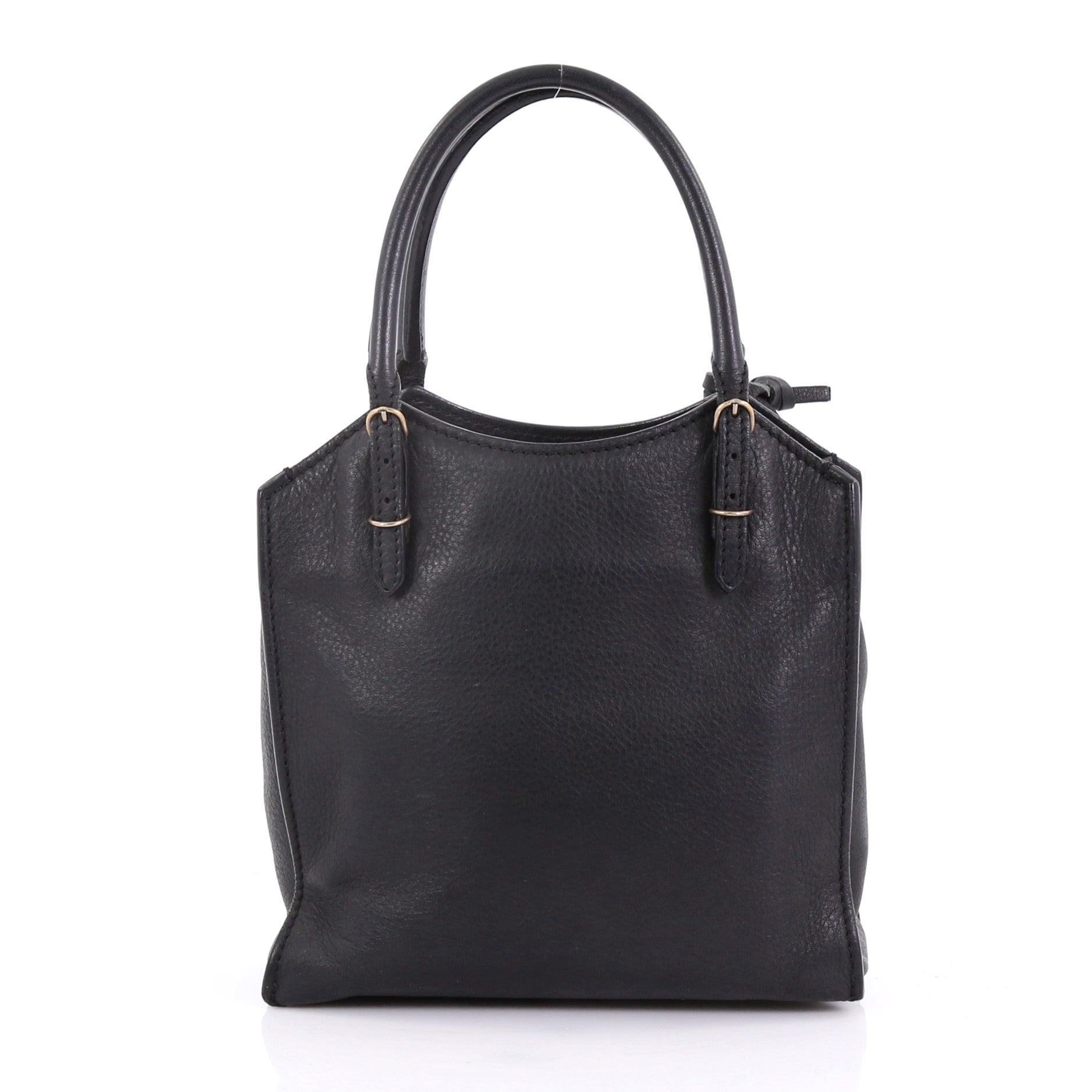 Papier Classic Studs Tote Leather Mini