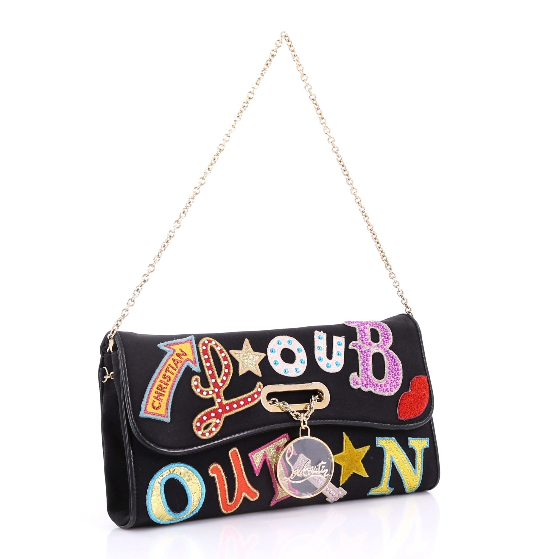 Riviera Clutch Canvas with Applique