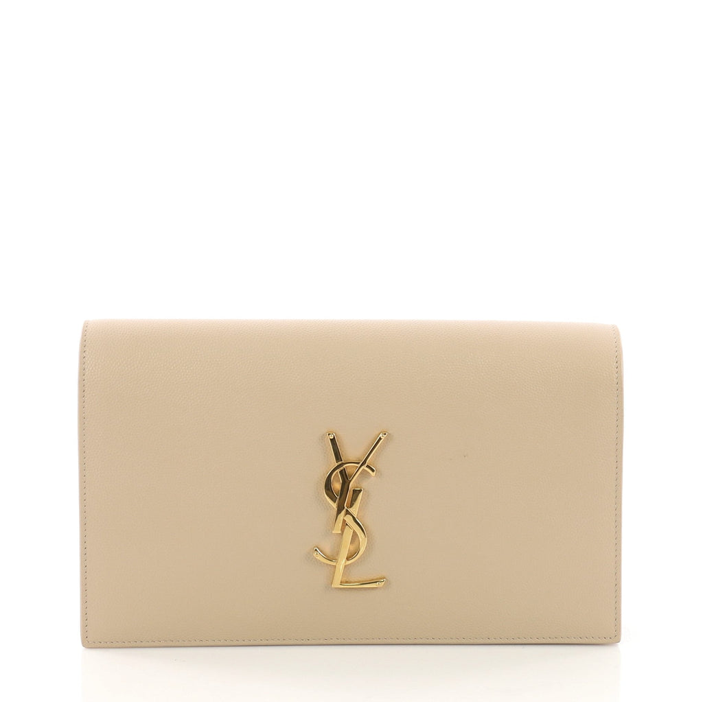 Classic Monogram Clutch Leather