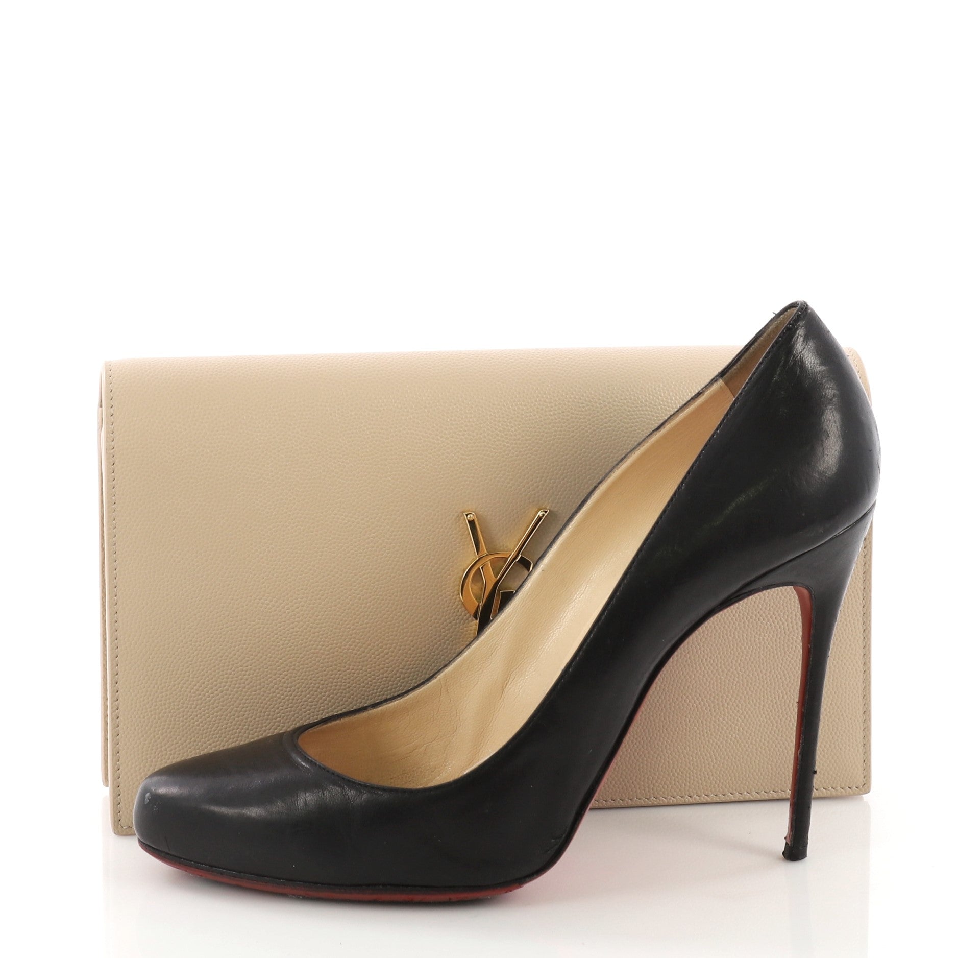 Classic Monogram Clutch Leather