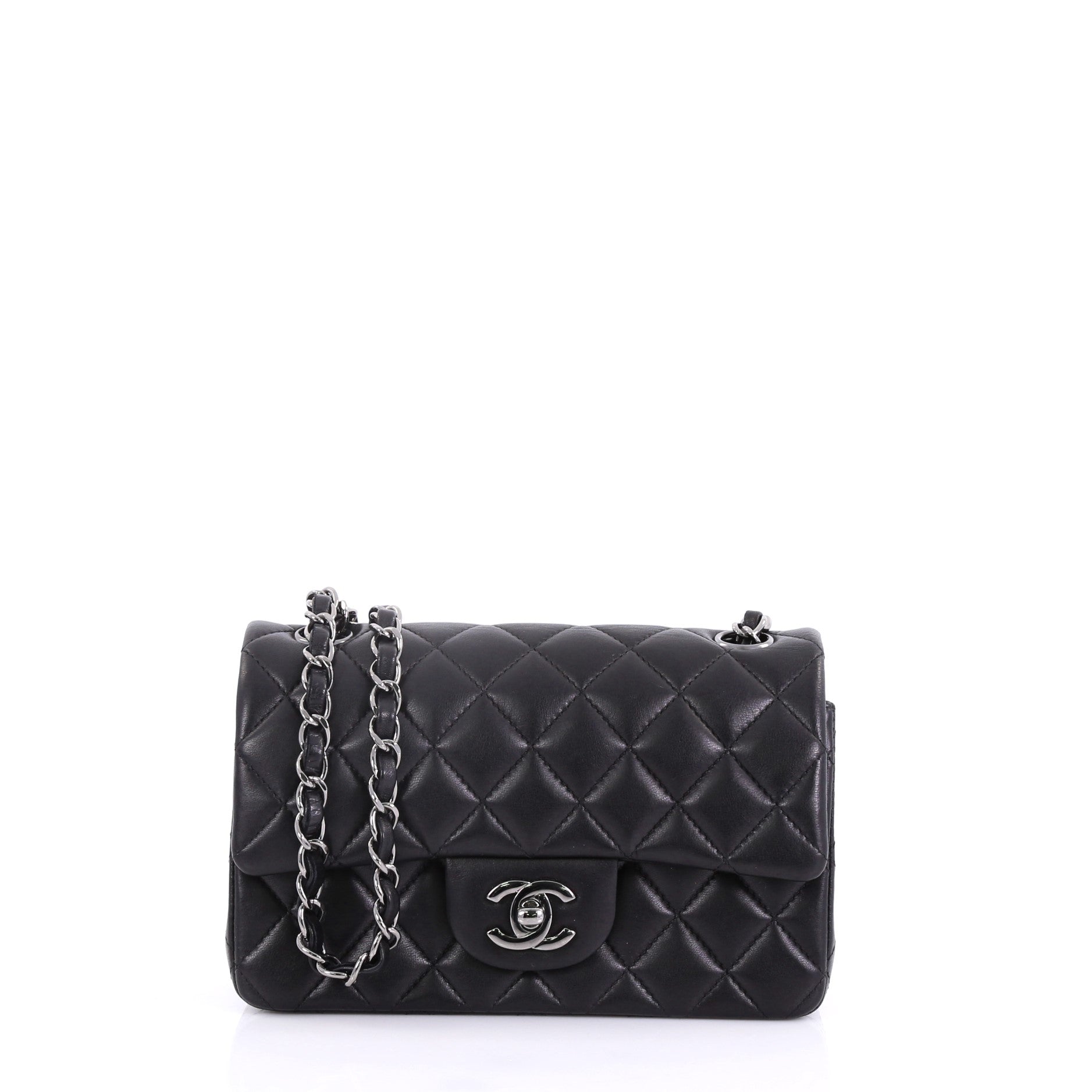 Classic Single Flap Bag Quilted Lambskin Mini