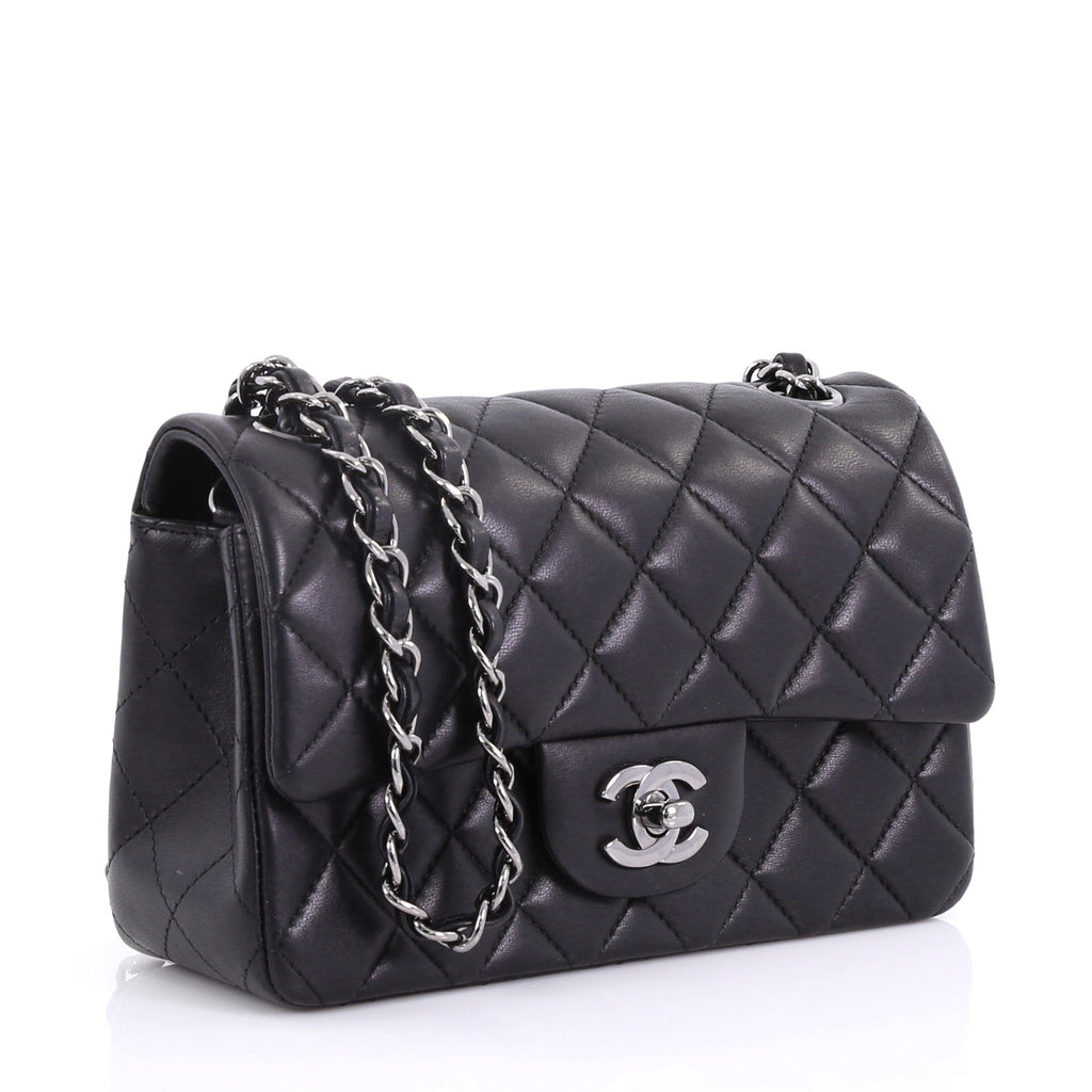Classic Single Flap Bag Quilted Lambskin Mini