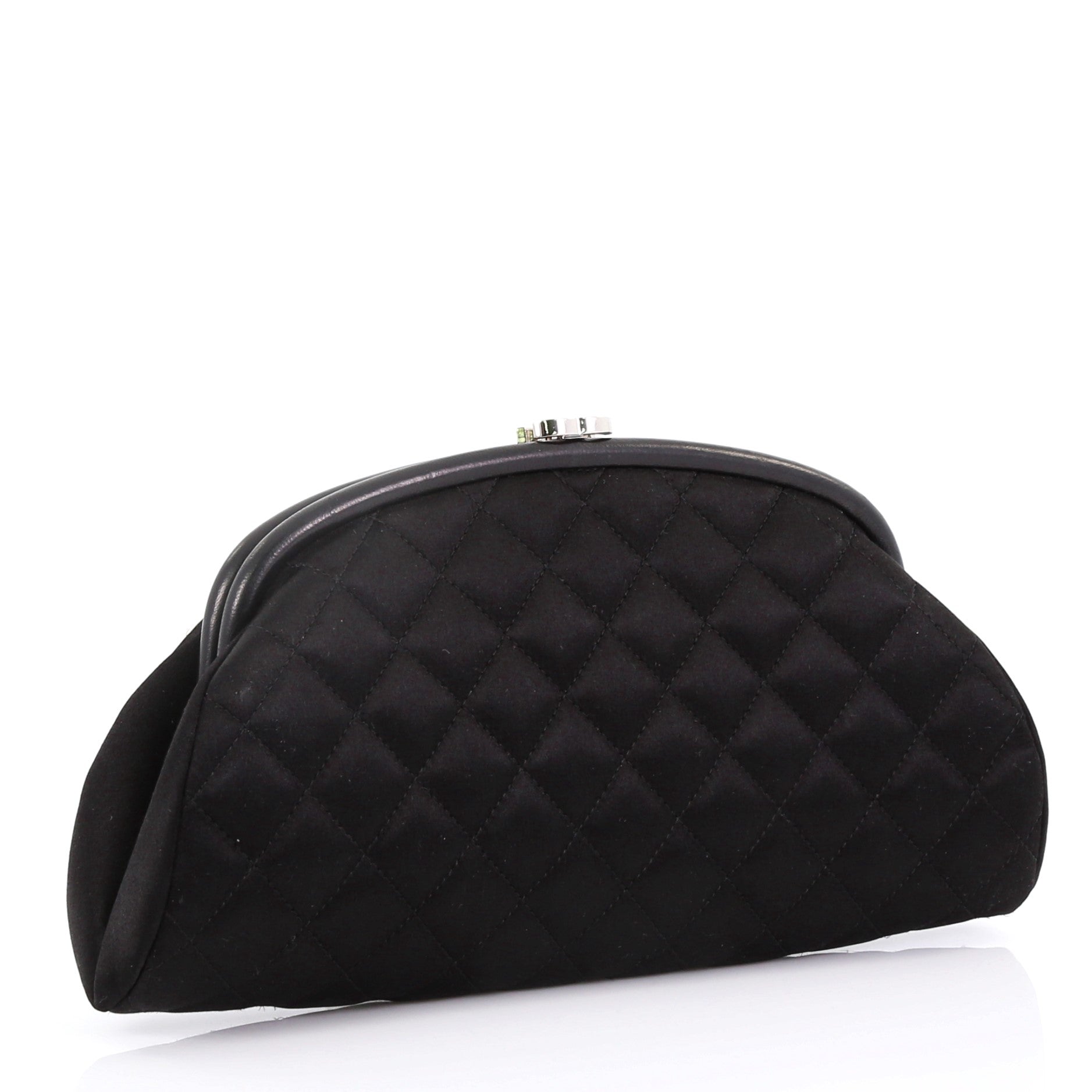 Timeless Clutch Quilted Satin
