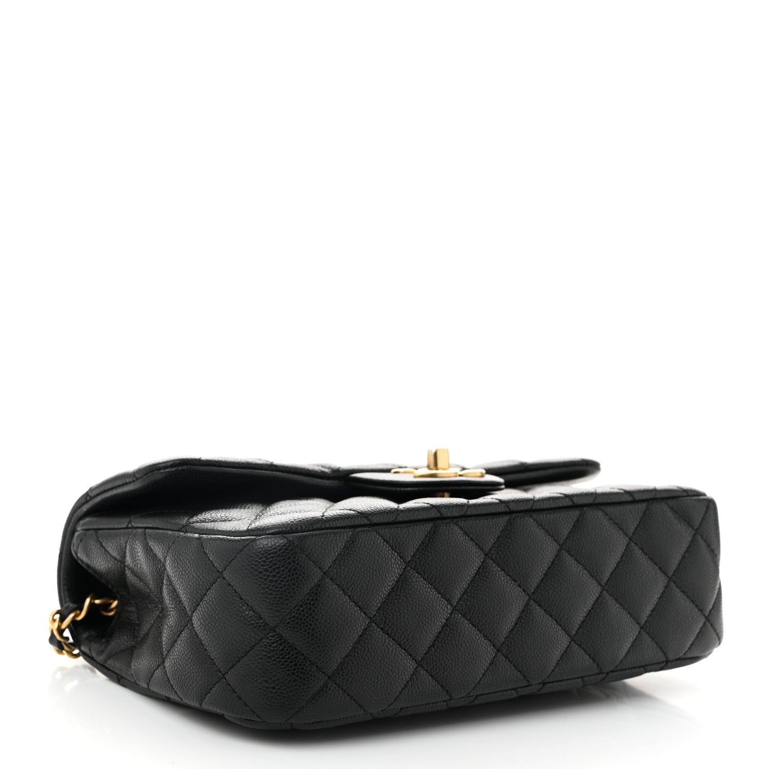 Caviar Quilted Small Handy CC Flap Black