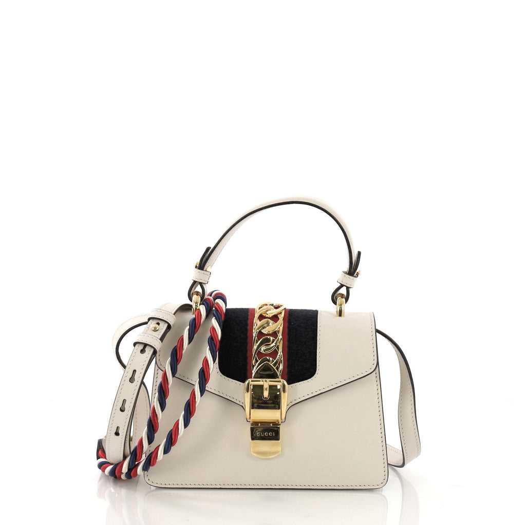 Sylvie Top Handle Bag Leather Mini