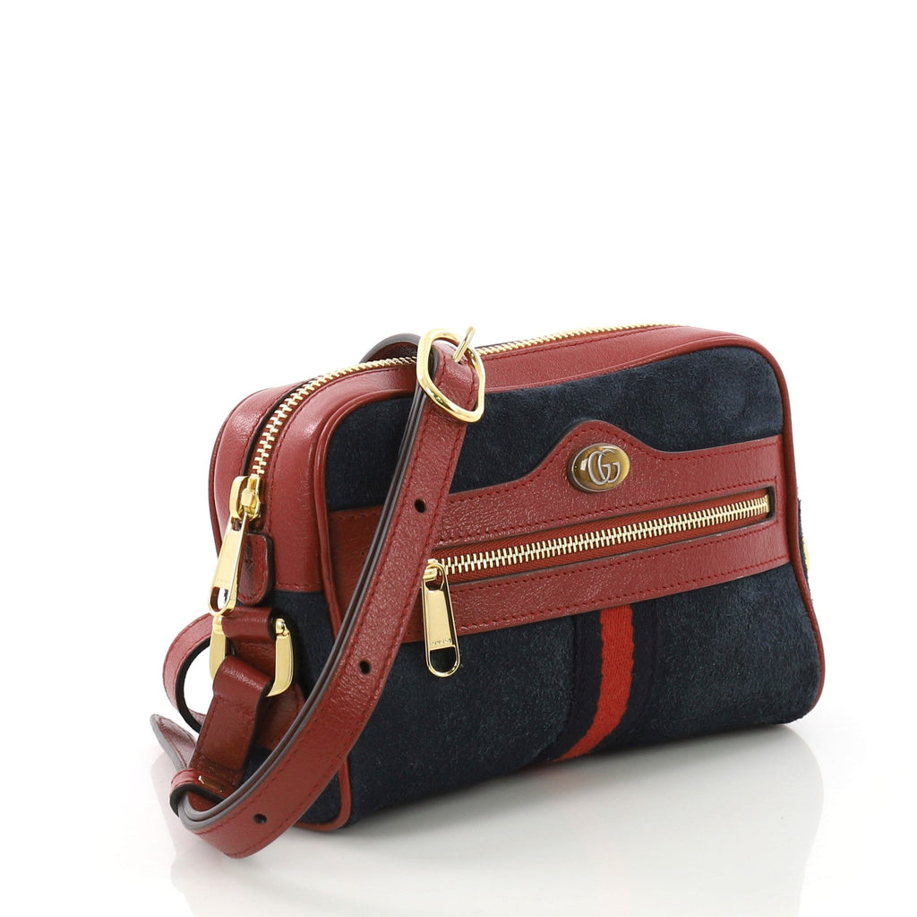 Ophidia Shoulder Bag Suede Mini