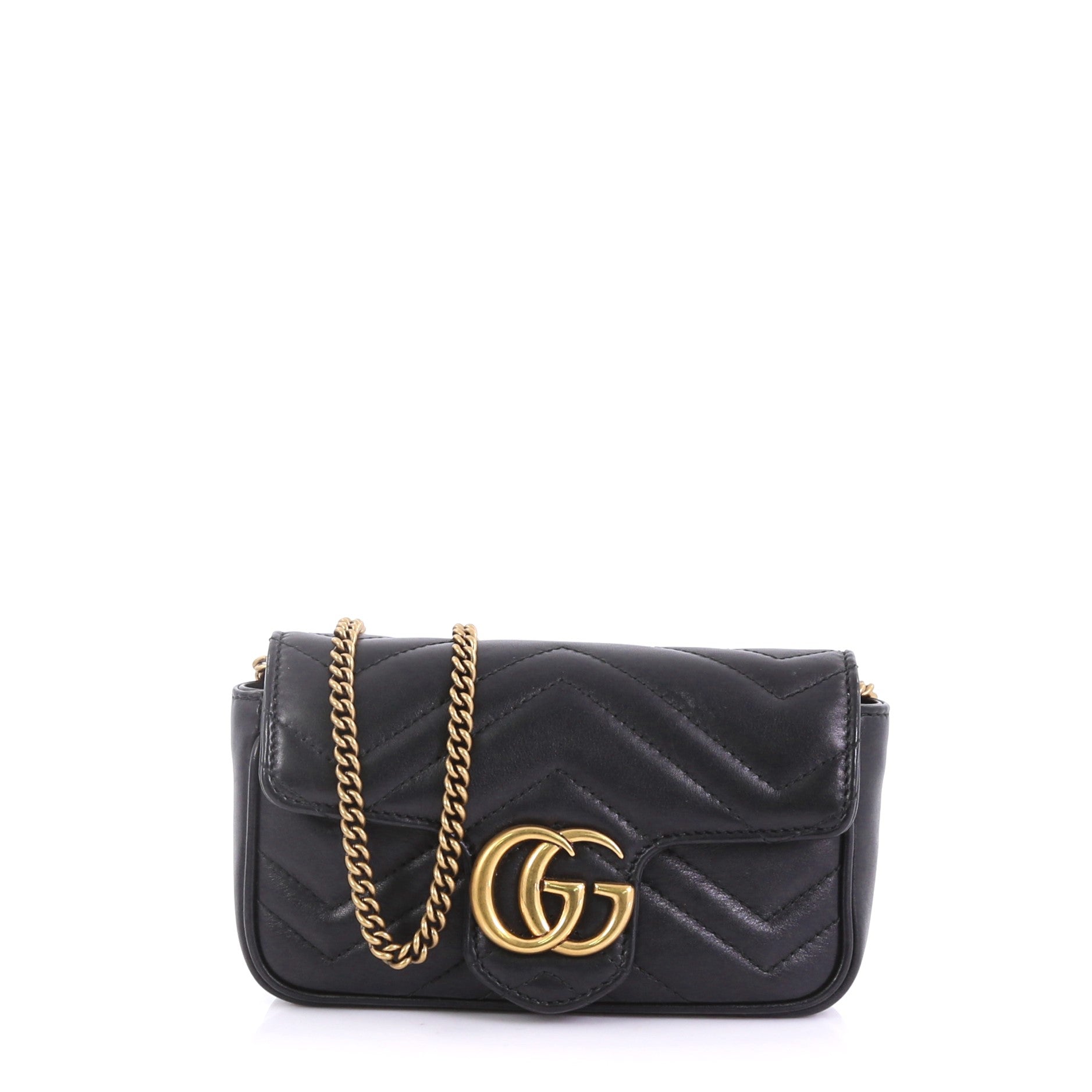 GG Marmont Flap Bag Matelasse Leather Super Mini