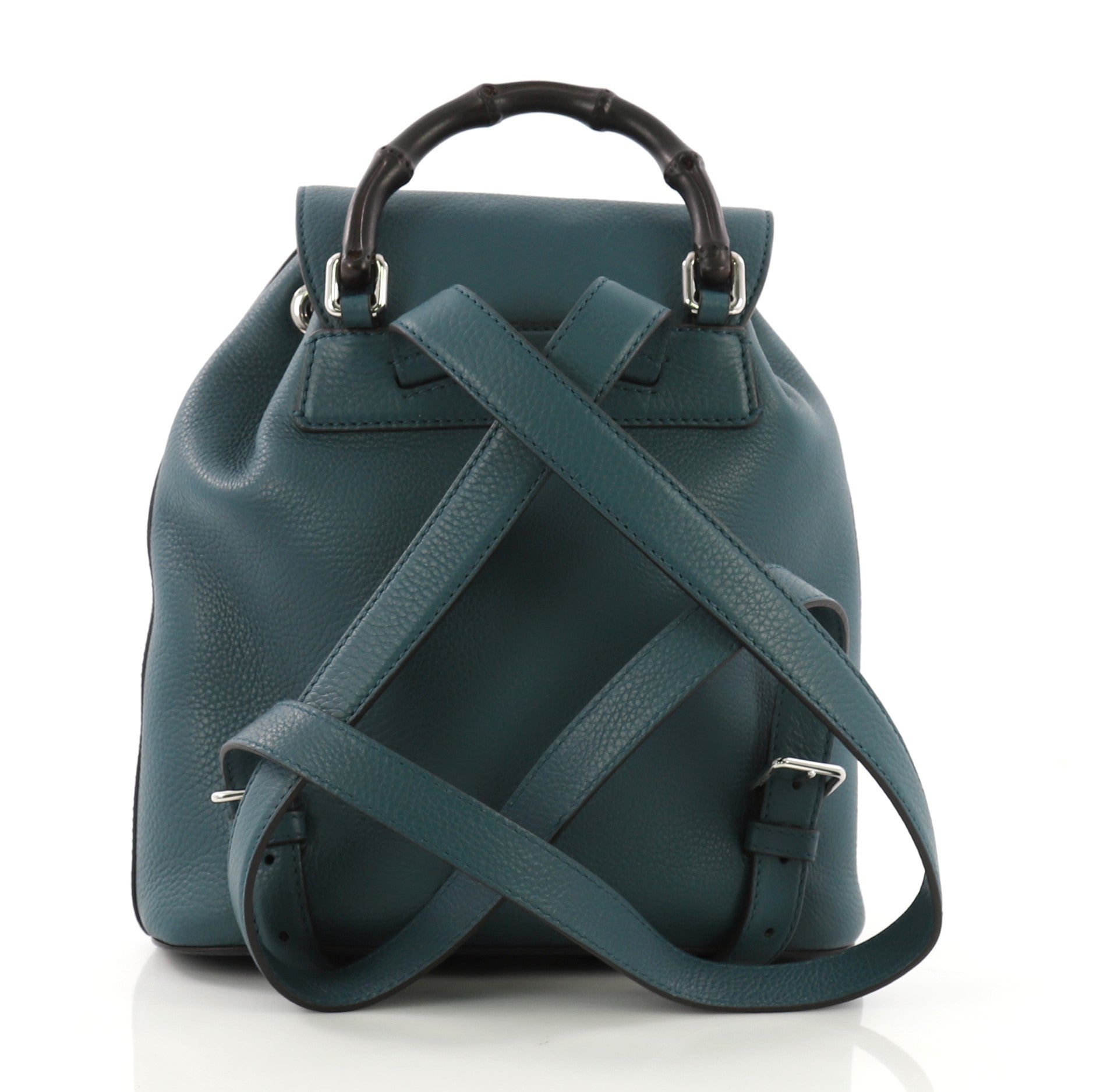 Bamboo Tassel Backpack Leather Mini