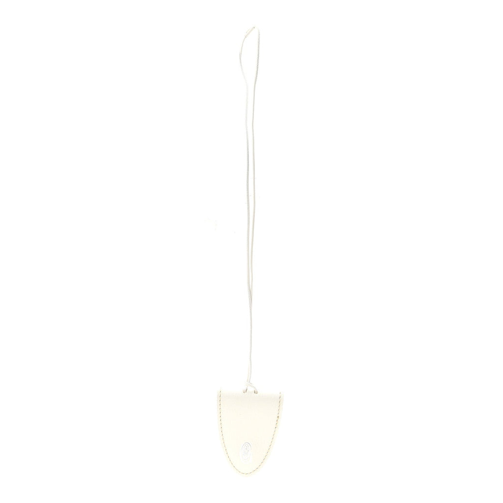 Calfskin Bag Clip White