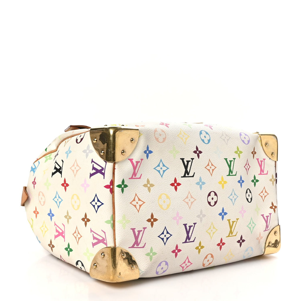 Monogram Multicolor Speedy 30 White