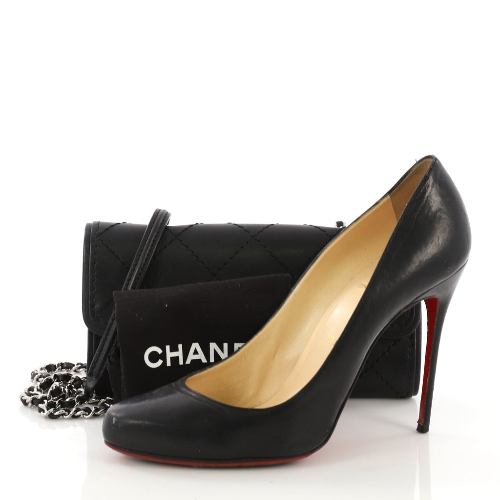 Citizen Chain Clutch Quilted Calfskin Small