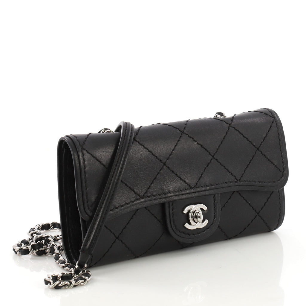 Citizen Chain Clutch Quilted Calfskin Small