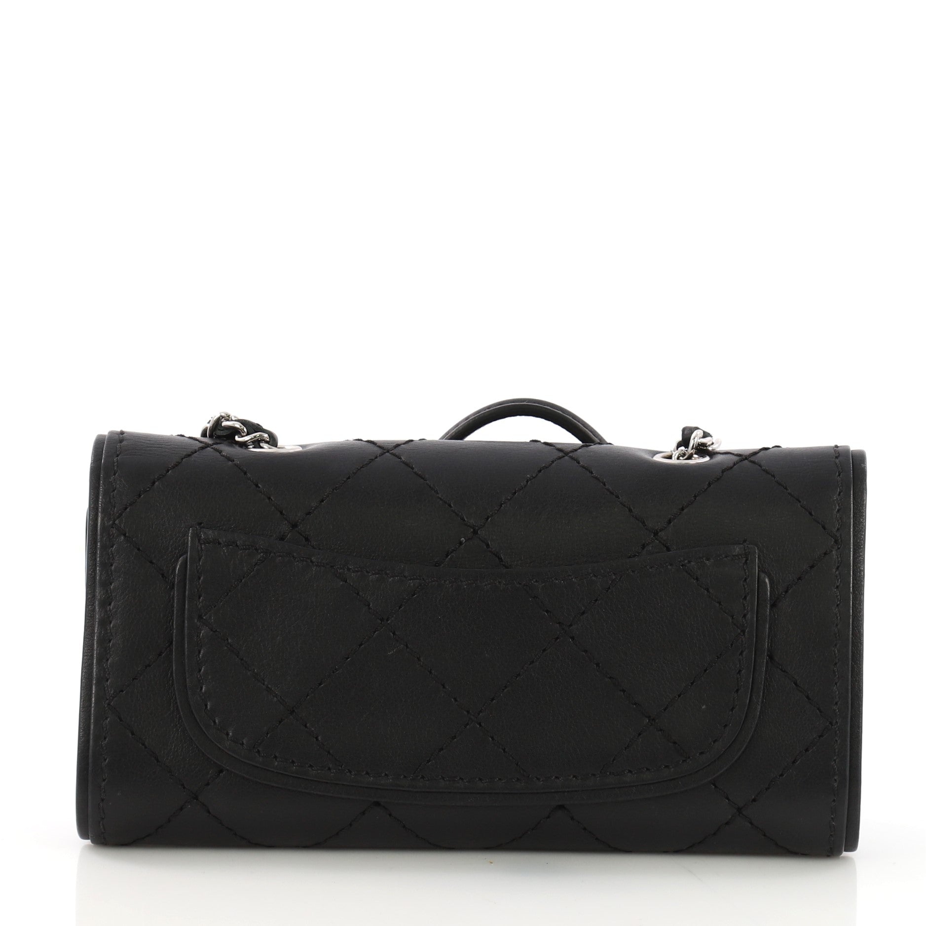 Citizen Chain Clutch Quilted Calfskin Small