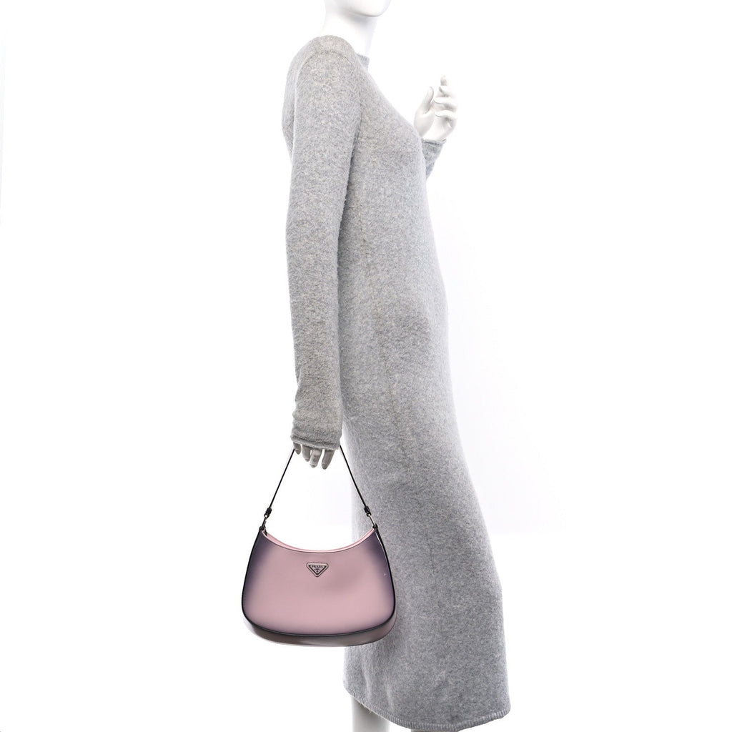 Spazzolato Cleo Shoulder Bag Gradient Alabastro